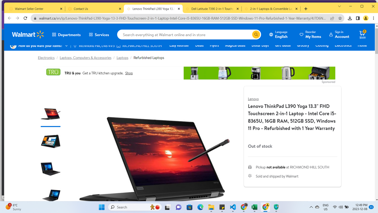 Test d'un ordinateur portable