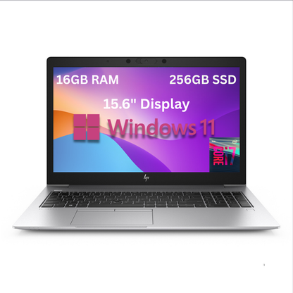 HP EliteBook 850 G5 - 15.6' FHD Laptop - Intel Core i7-8300U | 16GB RAM | 256GB SSD - Windows 11 Pro - (Refurbished)