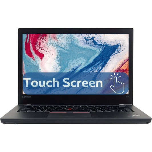 Lenovo ThinkPad T470 14" Touch Screen  Laptop - Intel Core i7-7300U | 16GB RAM | 256GB SSD | Windows 10 Pro - (Refurbished)