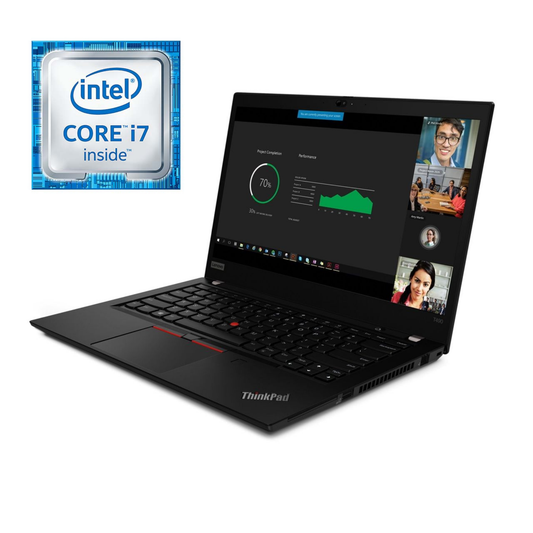 Lenovo ThinkPad T490 14" Ultrabook - Intel Core i7 8565U | 16GB RAM | 256GB SSD | Windows 11 Pro - (Refurbished)