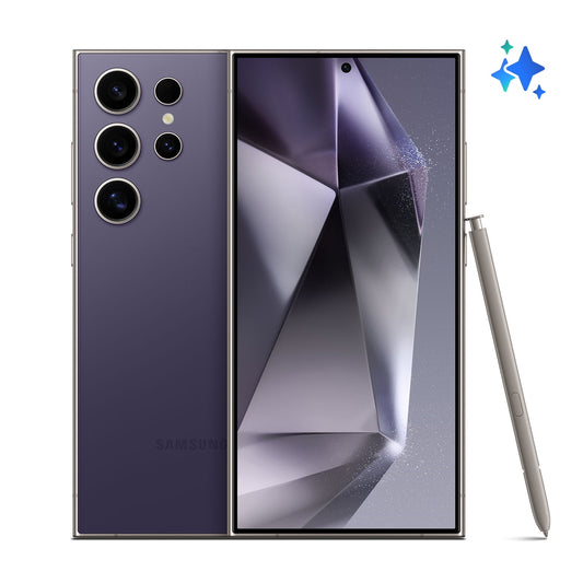 Samsung Galaxy S24 Ultra 256GB Unlocked Android Cell Phone with 200MP Camera, Titanium Violet